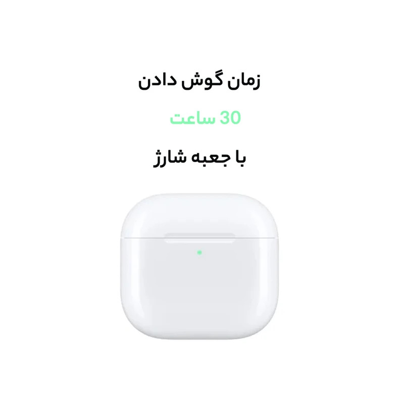 هدفون بلوتوثی اپل مدل AirPods 4 (نسخه دارای نویز کنسلینگ)