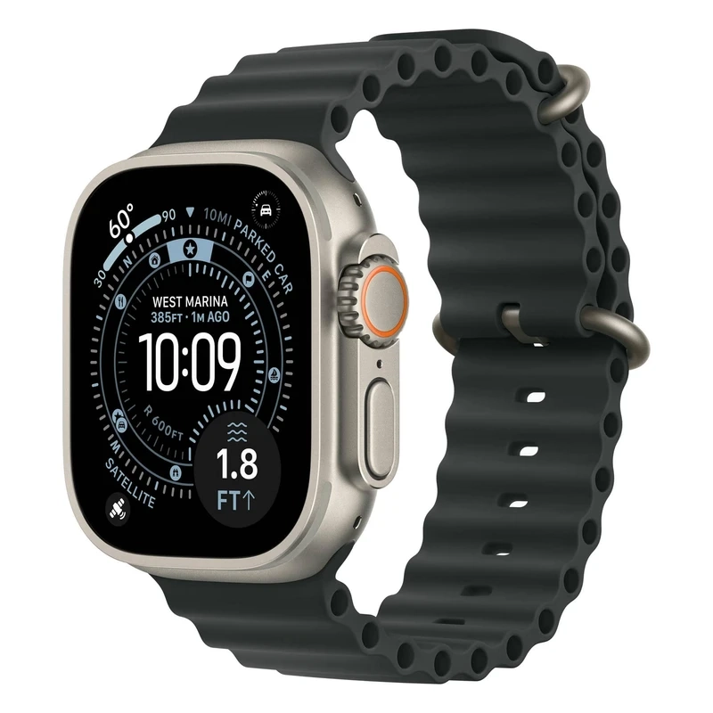 ساعت هوشمند 49 میلی متری اپل مدل Ultra 3 Black Titanium Case با بند Ocean