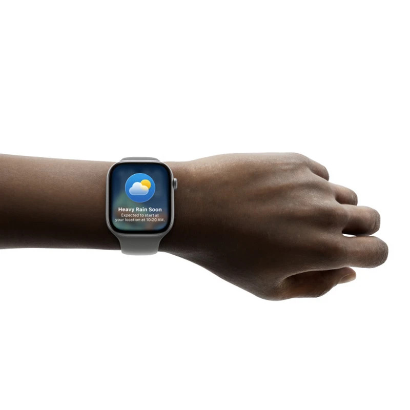 ساعت هوشمند 44 میلی متری اپل مدل Series 11 Aluminum Case با بند سیلیکونی