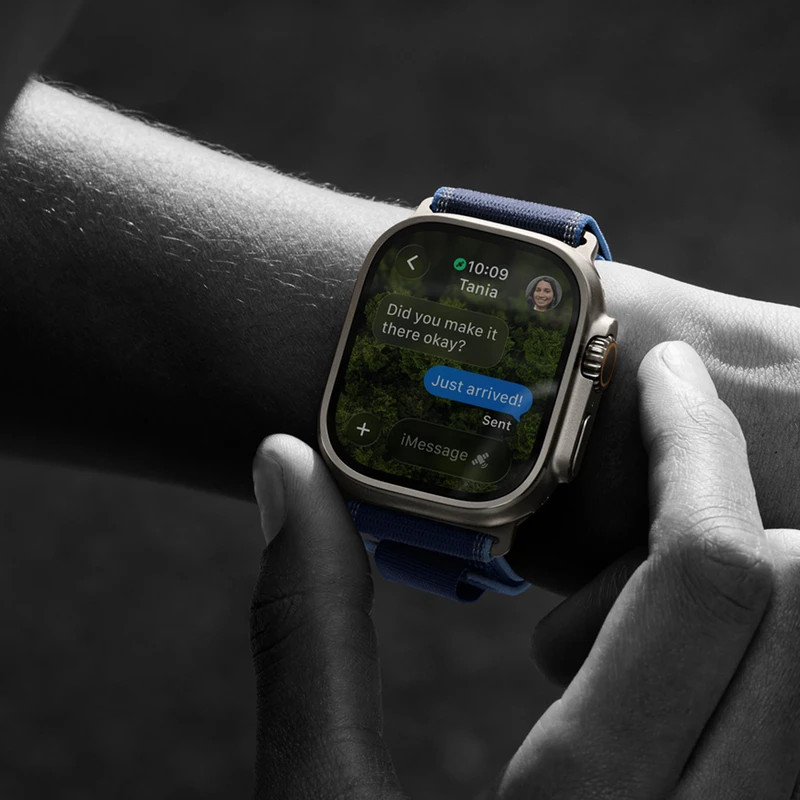 ساعت هوشمند 49 میلی متری اپل مدل Ultra 3 Black Titanium Case با بند Ocean