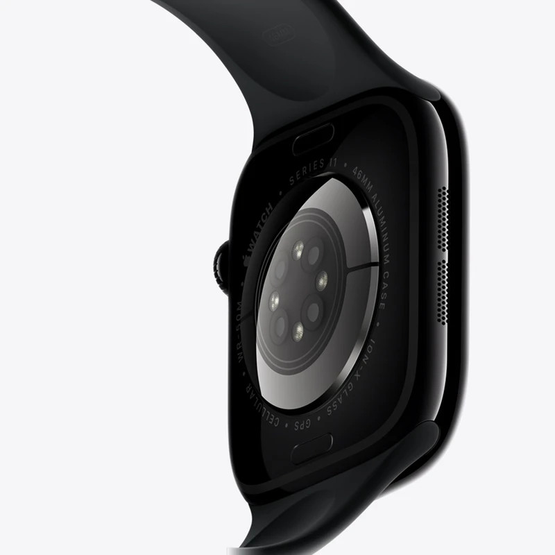 ساعت هوشمند 44 میلی متری اپل مدل Series 11 Aluminum Case با بند سیلیکونی