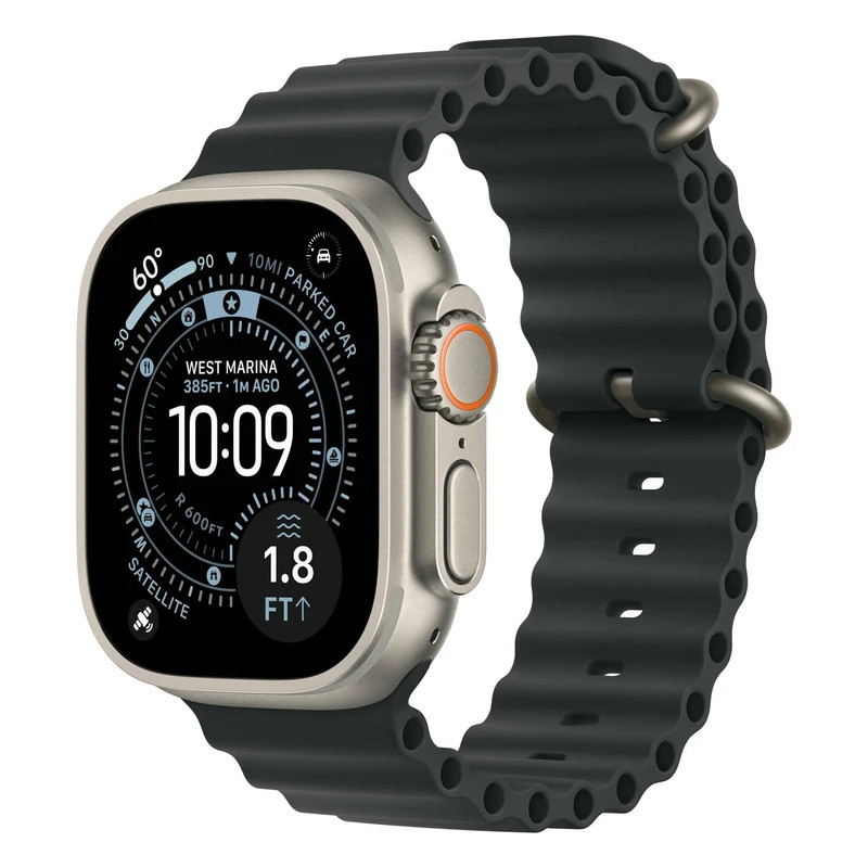 ساعت هوشمند 49 میلی متری اپل مدل Ultra 3 Black Titanium Case با بند Ocean