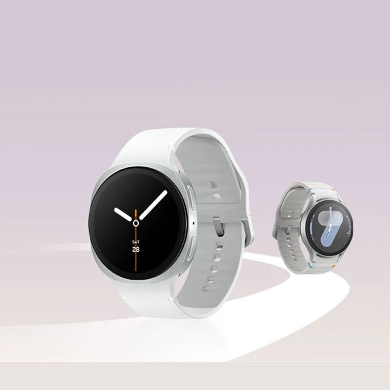 ساعت هوشمند 44 میلی‌متری سامسونگ مدل Galaxy Watch 8 با بند پلاستیکی