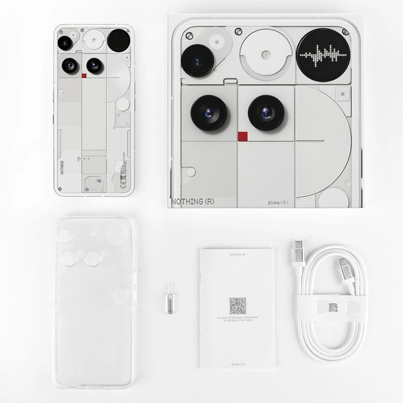 گوشی موبایل ناتینگ مدل Phone 3 دو سیم‌کارت ظرفیت 512 گیگابایت و رم 16 گیگابایت