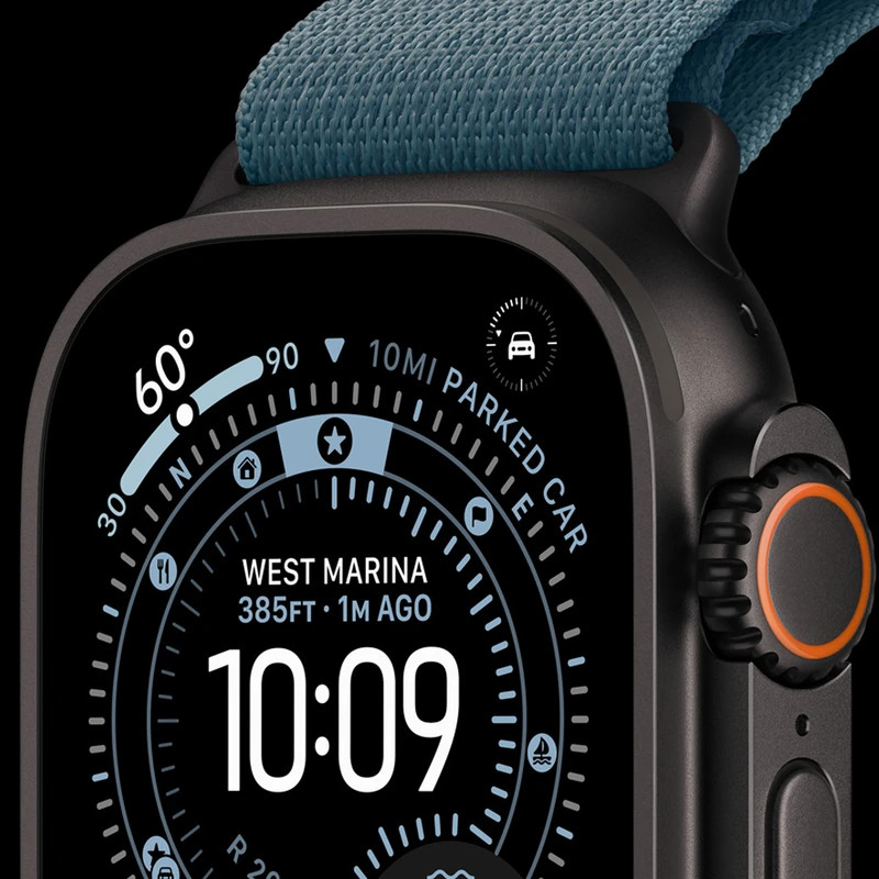 ساعت هوشمند 49 میلی متری اپل مدل Ultra 3 Black Titanium Case با بند Ocean