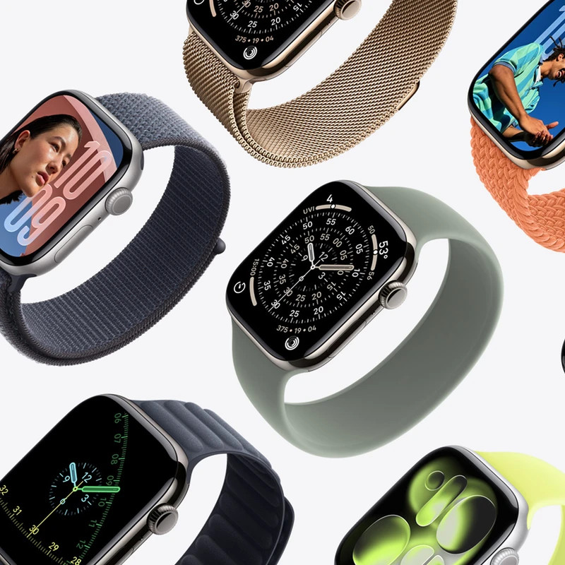 ساعت هوشمند 44 میلی متری اپل مدل Series 11 Aluminum Case با بند سیلیکونی