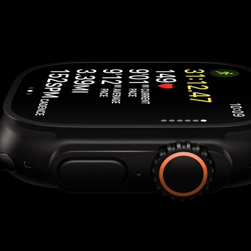 ساعت هوشمند 49 میلی متری اپل مدل Ultra 3 Black Titanium Case با بند Ocean