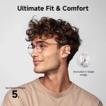 هدفون بلوتوثی کیو سی وای مدل Crossky C30 با نویز کنسلینگ میکروفون (ENC)، درگاه شارژ USB Type-C، دارای میکروفون دوگانه، مقاوم در برابر آب و گرد و غبار با استاندارد IPX4 - Image 11