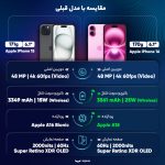گوشی موبایل اپل مدل iPhone 16 CH دو سیم کارت ظرفیت 128 گیگابایت و رم 8 گیگابایت - تصویر 16
