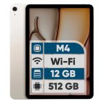 تبلت 13 اینچ اپل مدل iPad Air 2026 M4 Wi-Fi ظرفیت 512 گیگابایت و رم 12 گیگابایت، رزولوشن دوربین اصلی ۱۲ مگاپیکسل، پشتیبانی از قلم و کیبورد