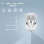 هدفون بلوتوثی کیو سی وای مدل T13 TWS با نویز کنسلینگ میکروفون (ENC)، درگاه شارژ USB Type-C، دارای میکروفون دوگانه، دارای قابلیت جداسازی صدا، مقاوم در برابر رطوبت و عرق - Image 11