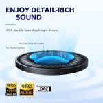 هدفون بلوتوثی برند انکر مدل Soundcore Space Q45 A3040 با نویز کنسلینگ فعال (ANC)، درگاه شارژ USB Type-C، پشتیبانی از شارژ سریع، دارای فناوری نویز کنسلینگ هوشمند سه‌حالته، مقاوم در برابر رطوبت و عرق - Image 4