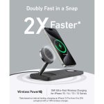 شارژر رومیزی انکر مدل MagGo Wireless Charging به همراه شارژر دیواری 40 وات انکر و کابل USB-C به طول 1.5 متر - Image 3