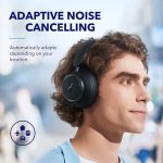 هدفون بلوتوثی برند انکر مدل Soundcore Space Q45 A3040 با نویز کنسلینگ فعال (ANC)، درگاه شارژ USB Type-C، پشتیبانی از شارژ سریع، دارای فناوری نویز کنسلینگ هوشمند سه‌حالته، مقاوم در برابر رطوبت و عرق - Image 8