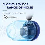 هدفون بلوتوثی برند انکر مدل Soundcore Space Q45 A3040 با نویز کنسلینگ فعال (ANC)، درگاه شارژ USB Type-C، پشتیبانی از شارژ سریع، دارای فناوری نویز کنسلینگ هوشمند سه‌حالته، مقاوم در برابر رطوبت و عرق - Image 5