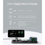 شارژر رومیزی انکر مدل MagGo Wireless Charging به همراه شارژر دیواری 40 وات انکر و کابل USB-C به طول 1.5 متر - Image 5