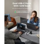 شارژر دیواری 140 وات انکر مدل A2697 به همراه کابل USB-C به طول 1.5 متر - Image 9