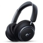 هدفون بلوتوثی برند انکر مدل Soundcore Space Q45 A3040 با نویز کنسلینگ فعال (ANC)، درگاه شارژ USB Type-C، پشتیبانی از شارژ سریع، دارای فناوری نویز کنسلینگ هوشمند سه‌حالته، مقاوم در برابر رطوبت و عرق