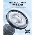 هدفون بلوتوثی انکر مدل Soundcore H30i بدون قابلیت نویز کنسلینگ، درگاه شارژ USB Type-C، دارای میکروفون داخلی با کیفیت بالا، مجهز به فناوری BassUp، مقاومت در برابر رطوبت و عرق - Image 7