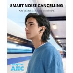 هدفون بلوتوثی انکر مدل Soundcore P40i با نویز کنسلینگ فعال (ANC)، نویز کنسلینگ (ENC)، درگاه شارژ USB Type-C، دارای 6 میکروفون داخلی با بهره‌گیری از هوش مصنوعی، پشتیبانی از فرمان لمسی، مقاوم در برابر آب - Image 11