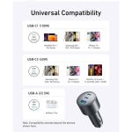 شارژر فندکی 100 وات 3 پورت انکر مدل B2737 به همراه کابل USB-C به USB-C - Image 9