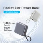 پاوربانک 35 وات کیو سی وای مدل PB10C ظرفیت 10000 میلی‌آمپر ساعت - Image 17