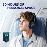 هدفون بلوتوثی برند انکر مدل Soundcore Space Q45 A3040 با نویز کنسلینگ فعال (ANC)، درگاه شارژ USB Type-C، پشتیبانی از شارژ سریع، دارای فناوری نویز کنسلینگ هوشمند سه‌حالته، مقاوم در برابر رطوبت و عرق - Image 6