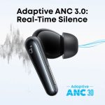 هدفون بلوتوثی انکر مدل Soundcore Liberty 5 با نویز کنسلینگ فعال (ANC)، درگاه شارژ USB Type-C، تا 30 ساعت زمان پخش موسیقی، دارای سنسور نوری داخل گوش و مقاوم در برابر رطوبت و عرق - Image 8