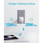 شارژر دیواری 33 وات انکر مدل B2331K21 به همراه کابل USB-C به لایتنینگ به طول 1 متر - Image 5