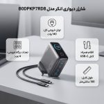 شارژر دیواری 140 وات 4 پورت انکر مدل B0DPKP7RD8 به همراه کابل USB-C به طول 1.5 متر - Image 2
