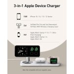 شارژر رومیزی انکر مدل MagGo Wireless Charging به همراه شارژر دیواری 40 وات انکر و کابل USB-C به طول 1.5 متر - Image 10