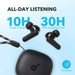 هدفون بلوتوثی انکر مدل SoundCore R50i A3949 بدون قابلیت نویز کنسلینگ، درگاه شارژ USB Type-C، دارای فناوری AI-Enhanced Calls برای کاهش نویز و بهبود مکالمات، مقاوم در برابر رطوبت و عرق - Image 12