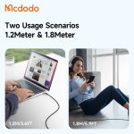 کابل تبدیل لایتنینگ به USB-C مک دودو مدل CA-2850 طول 1.2 متر - Image 5