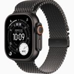 ساعت هوشمند 49 میلی متری اپل مدل Ultra 3 Black Titanium Case با بند Titanium Milanese
