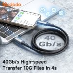 کابل USB-C مک دودو مدل 240W USB 4 طول 1.2 متر - Image 10