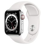 ساعت هوشمند اپل واچ سری 6 مدل 40mm Aluminum Case with Sport silicone Band - Image 8