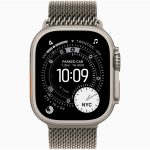 ساعت هوشمند 49 میلی متری اپل مدل Ultra 3 Natural Titanium Case با بند Titanium Milanese - Image 17