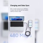 کابل usb-c مک دودو مدل ca-8200 100w طول ۱.۲متر - Image 2